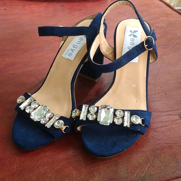 Strappy black jeweled sandal - Picture 3 of 6